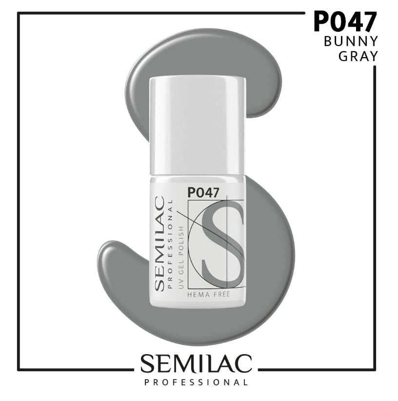 SEMILAC PROF.P047 BUNNY GRAY 7ML - dermes store