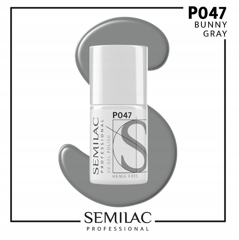 SEMILAC PROF.P047 BUNNY GRAY 7ML - dermes store