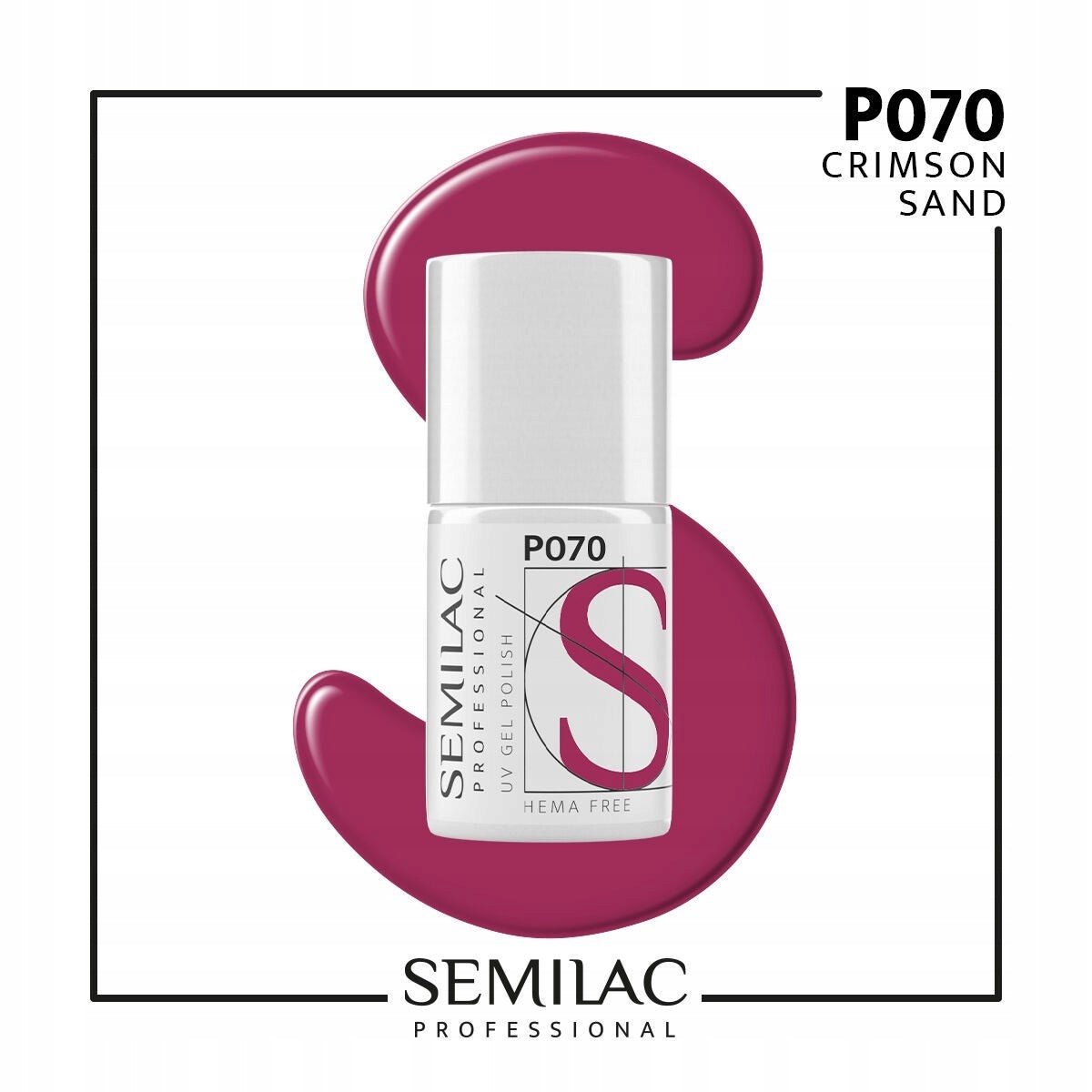 SEMILAC PROF.P070 CRIMSON SAND 7ML - dermes store