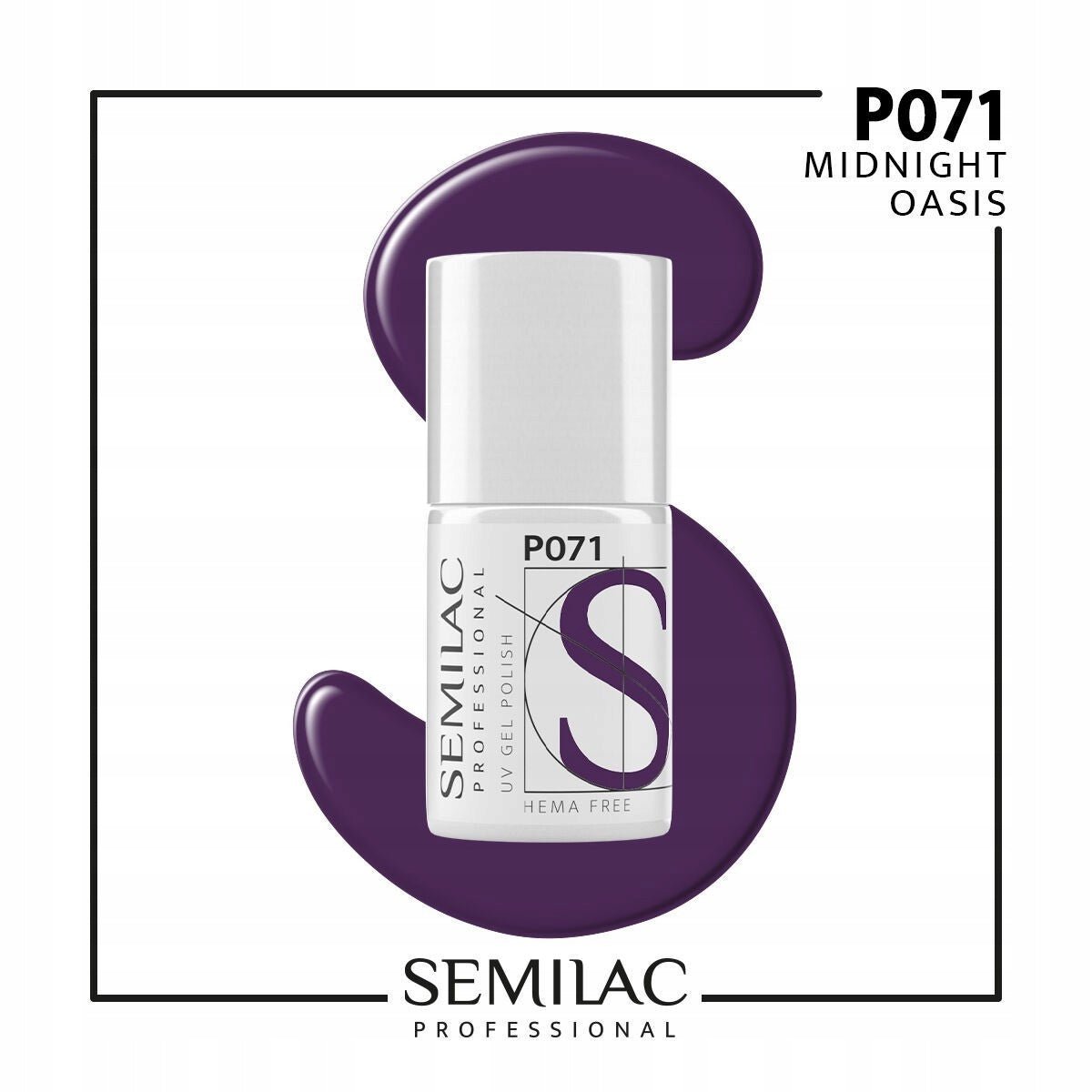 SEMILAC PROF.P071 MIDNIGHT OASIS 7ML - dermes store