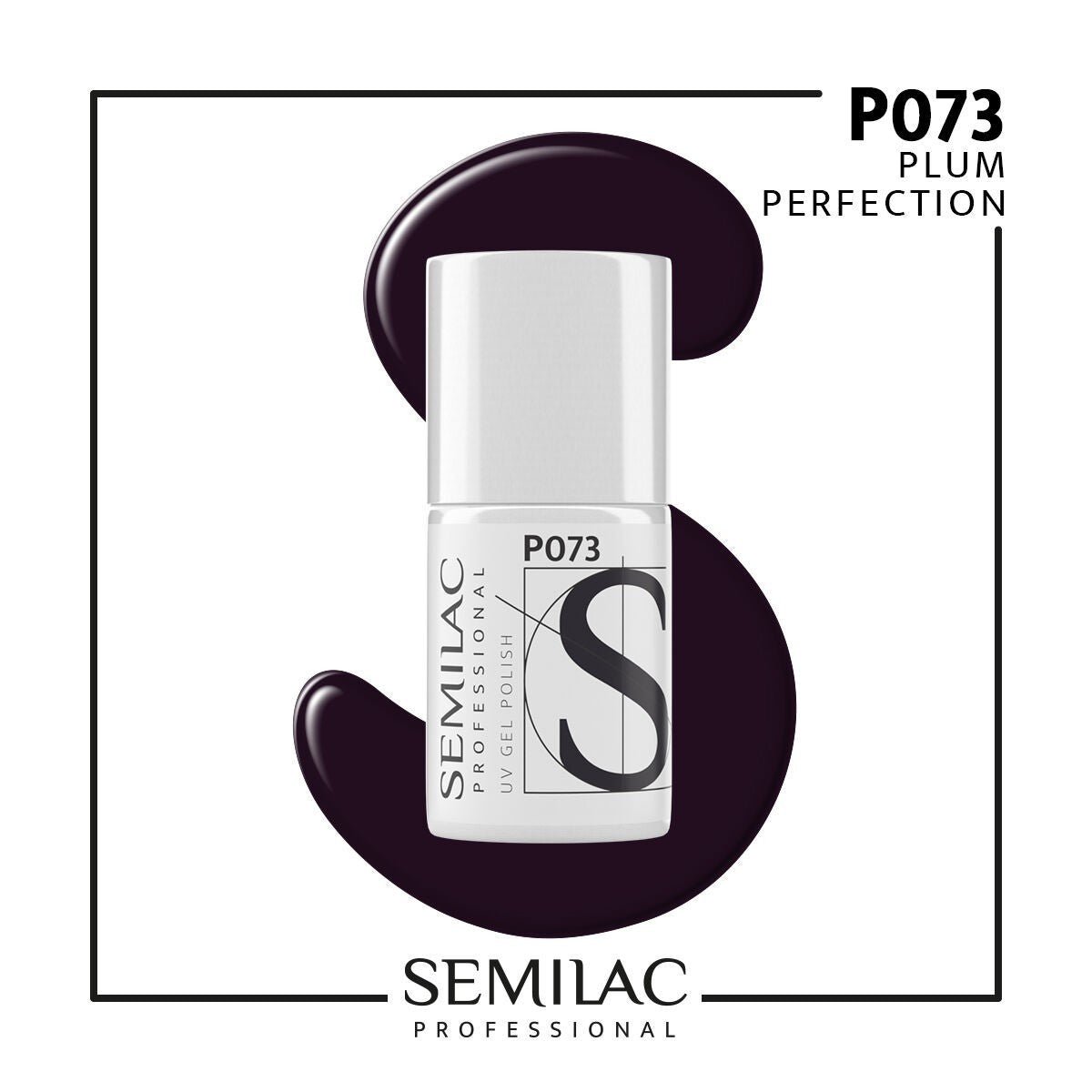 SEMILAC PROF.P073 PLUM PERFECTION 7ML - dermes store