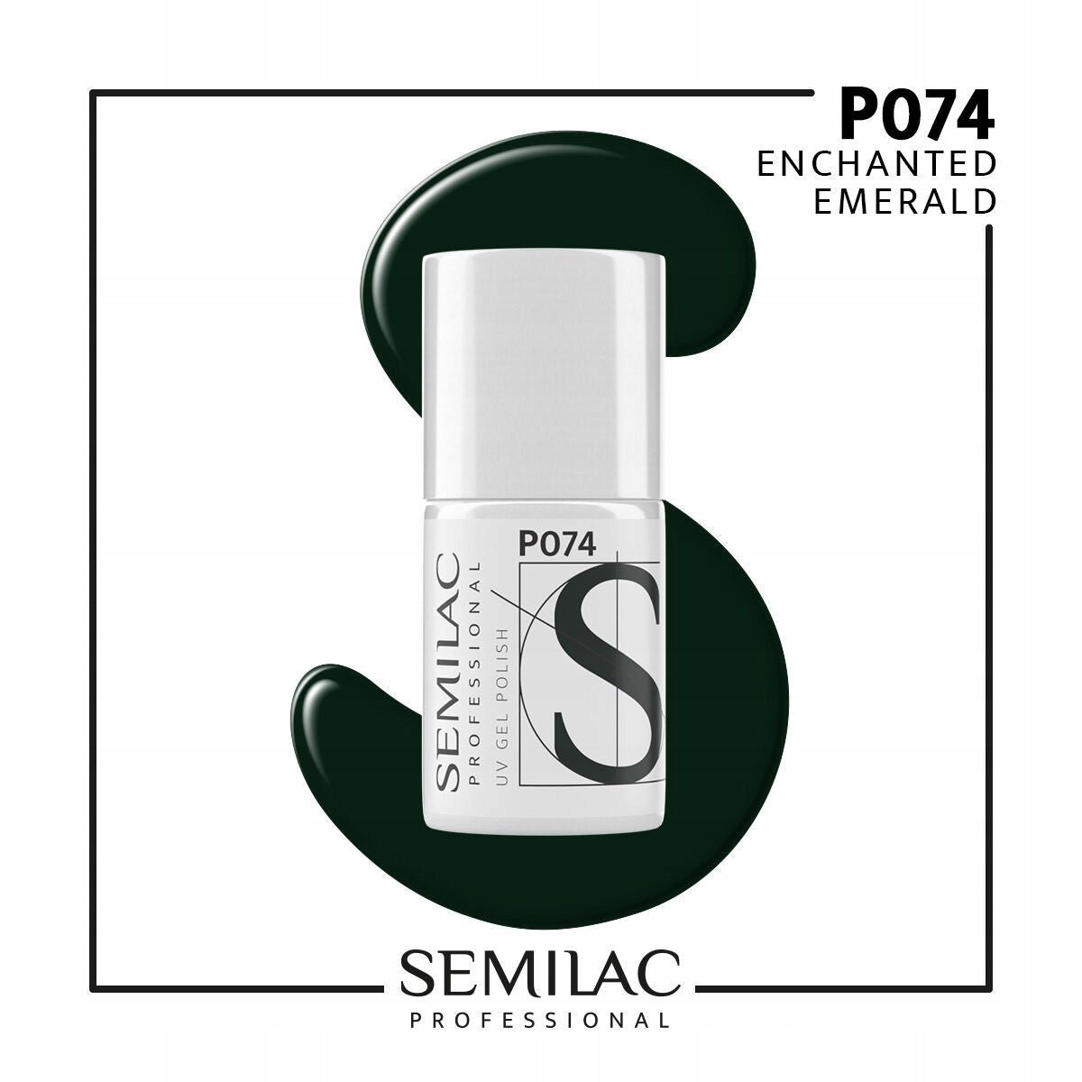 SEMILAC PROF.P074 ENCHANTED EMERALD 7ML - dermes store