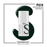 SEMILAC PROF.P074 ENCHANTED EMERALD 7ML - dermes store