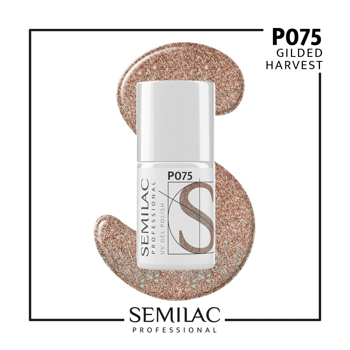 SEMILAC PROF.P075 GILDED HARVEST 7ML - dermes store