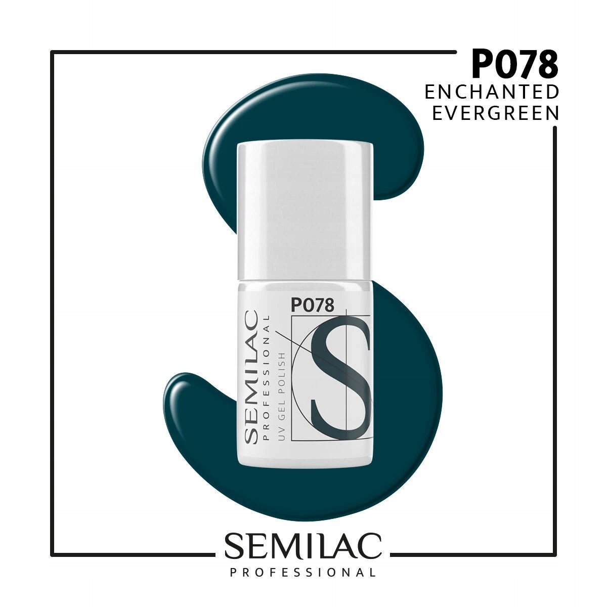 SEMILAC PROF.P078 ENCHANTED EVERGREEN 7ML - dermes store