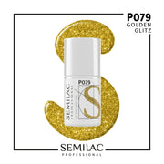 SEMILAC PROF.P079 GOLDEN GLITZ 7ML - dermes store