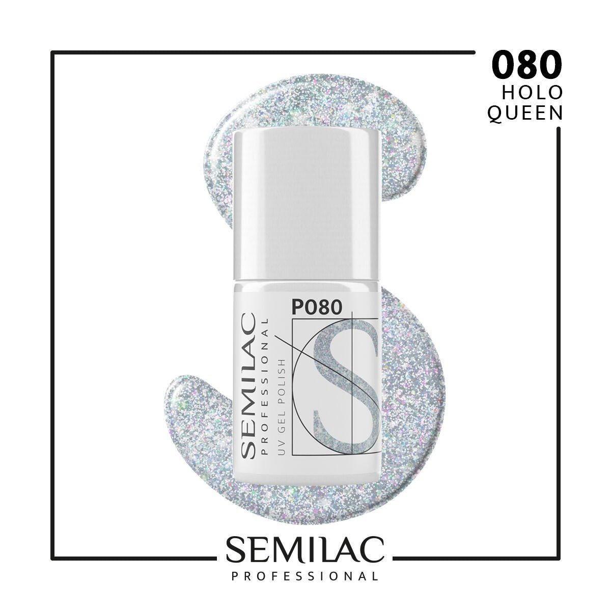 SEMILAC PROF.P080 HOLO QUEEN 7ML - dermes store