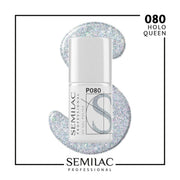 SEMILAC PROF.P080 HOLO QUEEN 7ML - dermes store