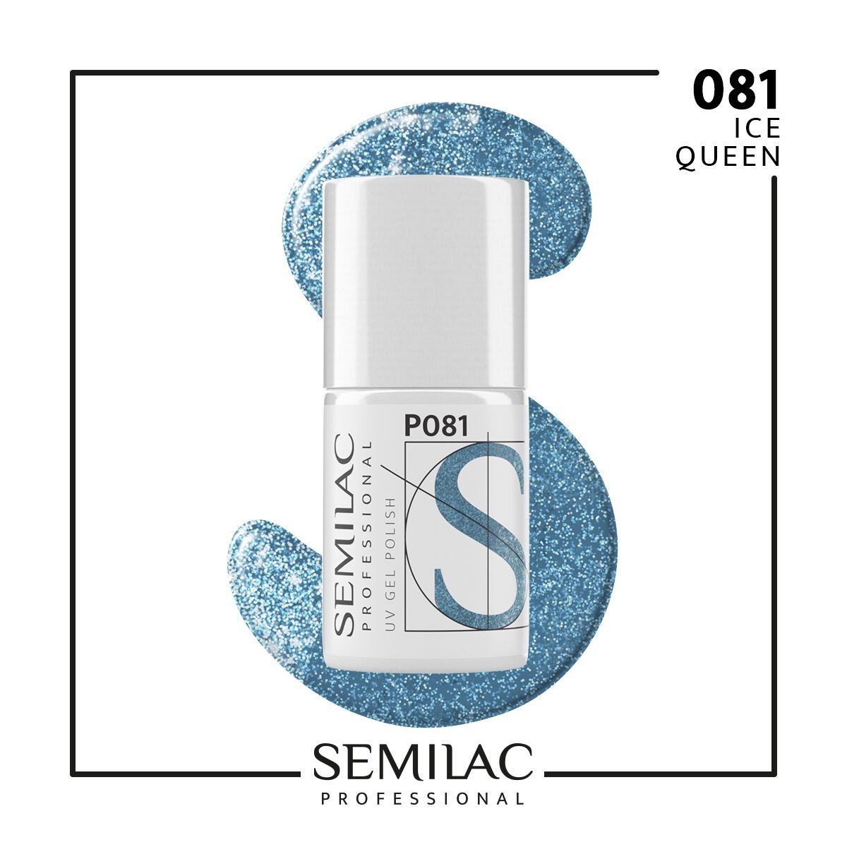 SEMILAC PROF.P081 ICE QUEEN 7ML - dermes store