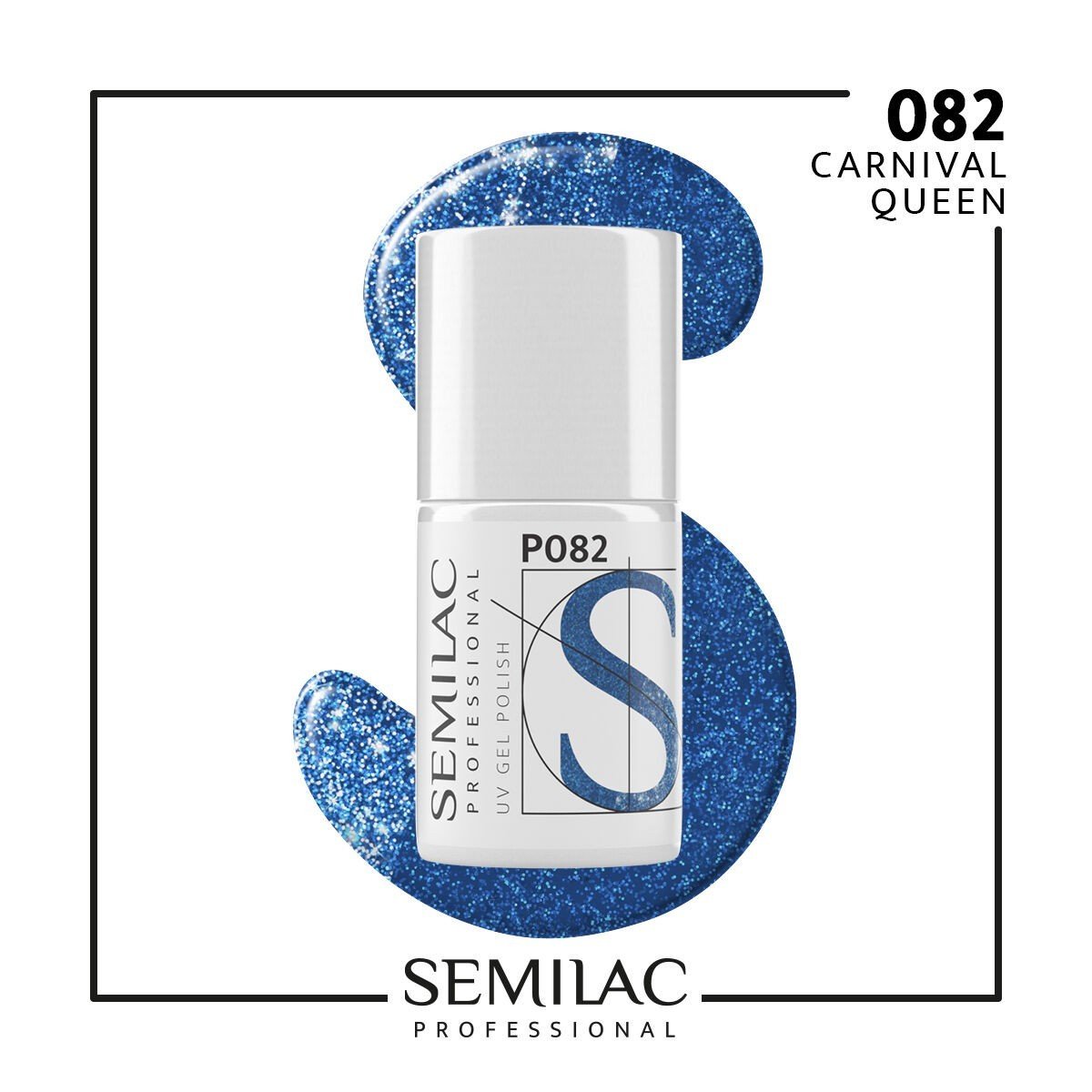 SEMILAC PROF.P082 CARNIVAL QUEEN 7ML - dermes store