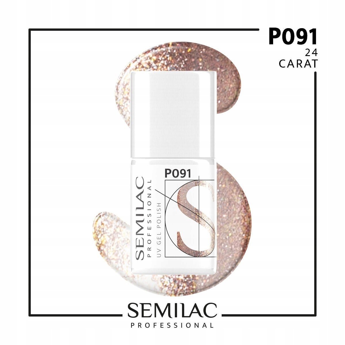 SEMILAC PROF.P091 24 CARAT 7ML - dermes store