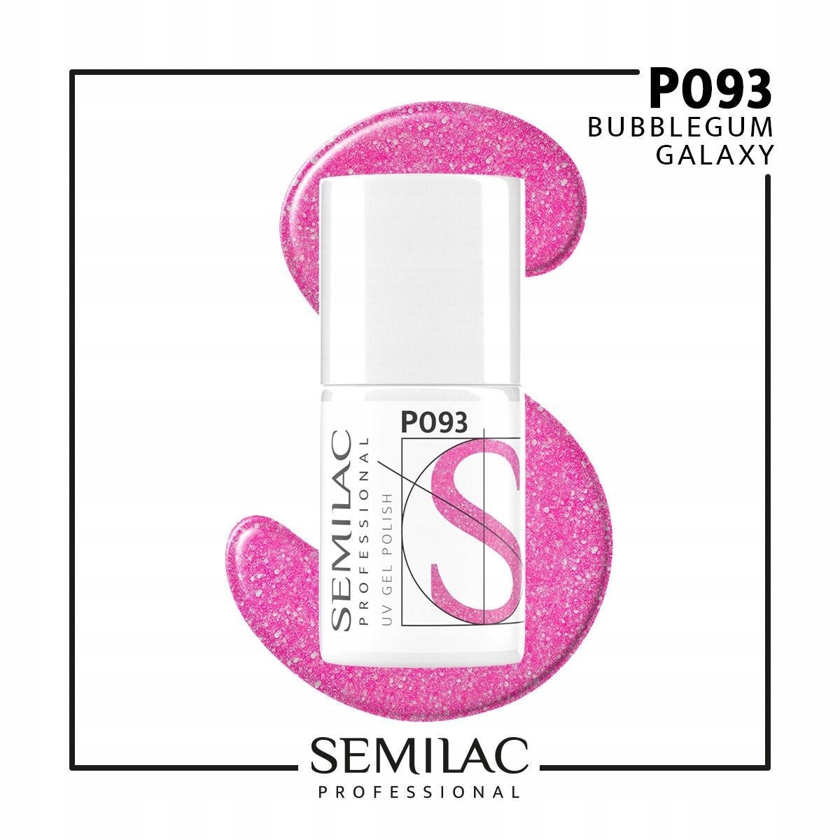 SEMILAC PROF.P093 BUBBLEGUM GALAXY 7ML - dermes store