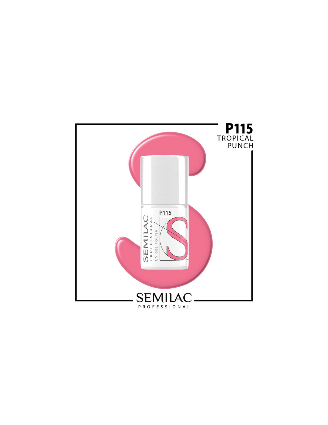 Semilac Prof.P115 Tropical Punch 7 ml.