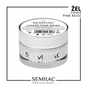 SEMILAC PROF.ŻEL BUILDER GEL COVER PINK BEIGE 45G - dermes store