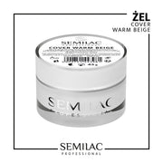 SEMILAC PROF.ŻEL BUILDER GEL COVER WARM BEIGE 45G - dermes store