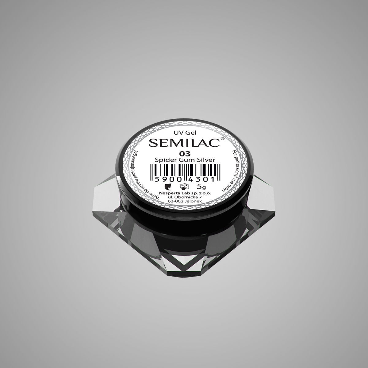 SEMILAC SPIDER GUM 03 SILVER - dermes store