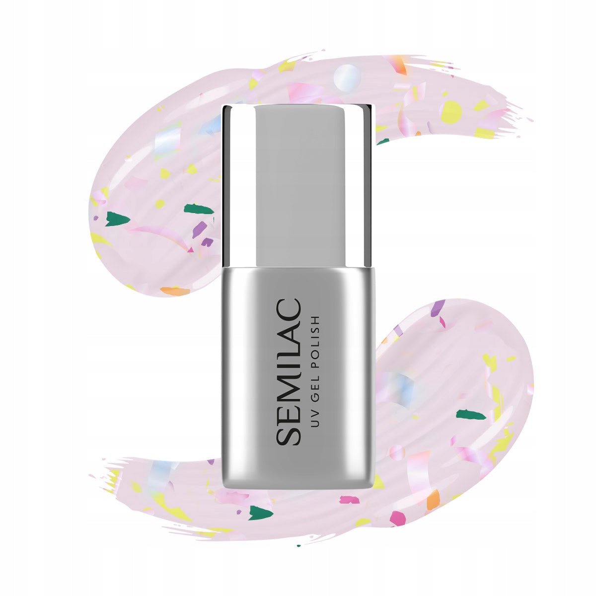 Semilac Top T27 No Wipe Matte Violet Galaxy 7 ml. - dermes store