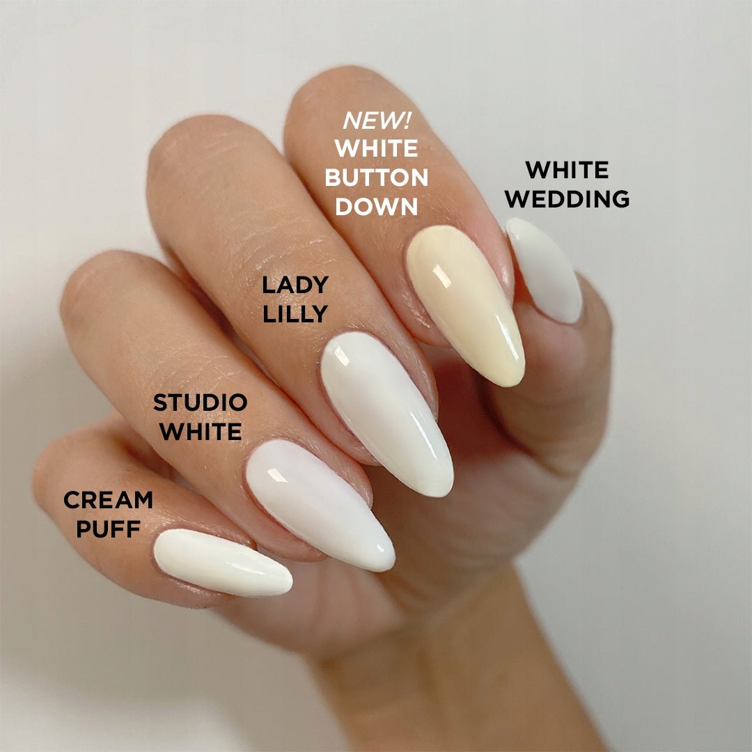 SHELLAC WHITE BUTTON DOWN 7,3 ML - dermes store