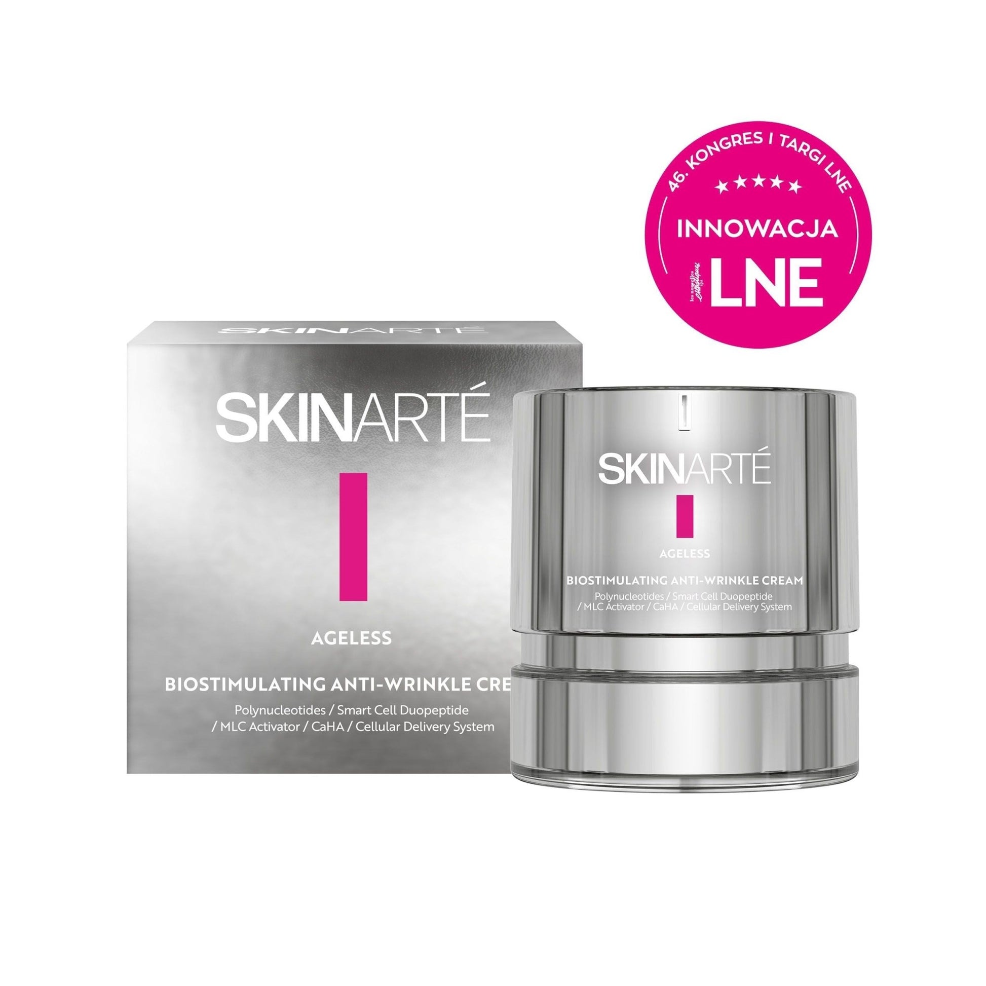 Skin Arte Ageless Biostiumulating Anti Wrinkle Crem 50 ml. + Eye 15 ml. - dermes store