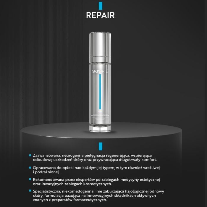 SKINARTE Repair bioactive transepidermal soothing & regenerating cream 50ml - dermes store