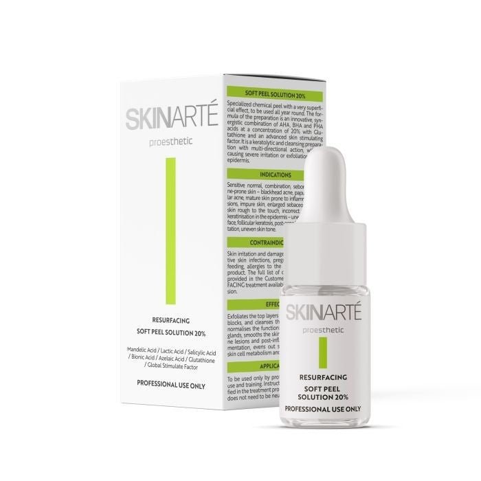 SKINARTE Resurfacing Soft peel solution 20% 5 ml. - dermes store