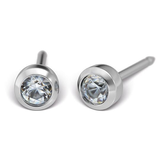 STUDEX 7512 - 0204 3mm BRYLANT W OPRAWIE SREBRNEJ - dermes store