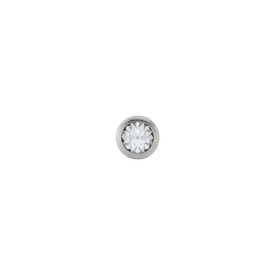 STUDEX 7532 - 0204 3mm BRYLANT W OPRAWIE SREBRNEJ - dermes store