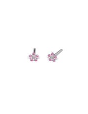 STUDEX 7582-6015 BABY STOKROTKA KRYSZ.RÓŻ SREBRNA