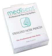 STUDEX DO PRZEKŁUWANIA NOSA CYRKON BIAŁY SREBRNY - dermes store