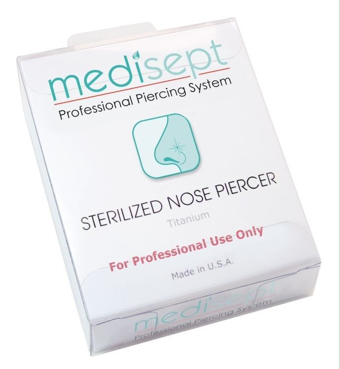 STUDEX DO PRZEKŁUWANIA NOSA CYRKON BIAŁY SREBRNY - dermes store