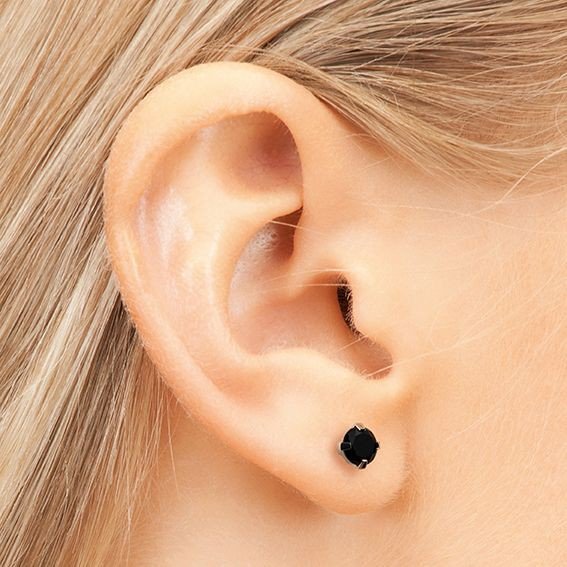 STUDEX SYSTEM 75 4MM CZARNA CUBIC ZIRCONIA - dermes store