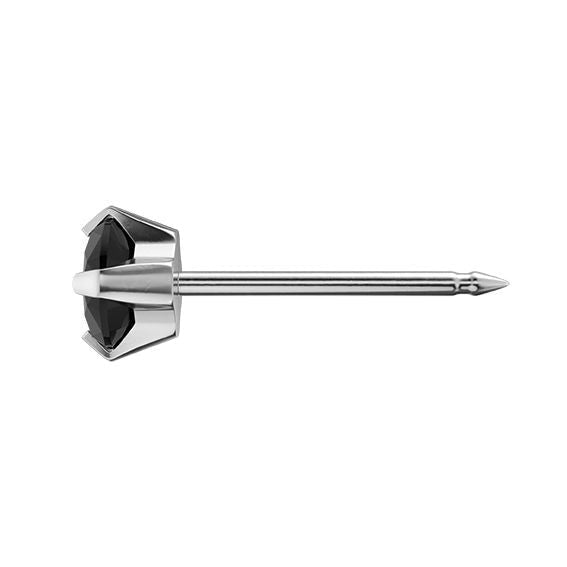 STUDEX SYSTEM 75 4MM CZARNA CUBIC ZIRCONIA - dermes store