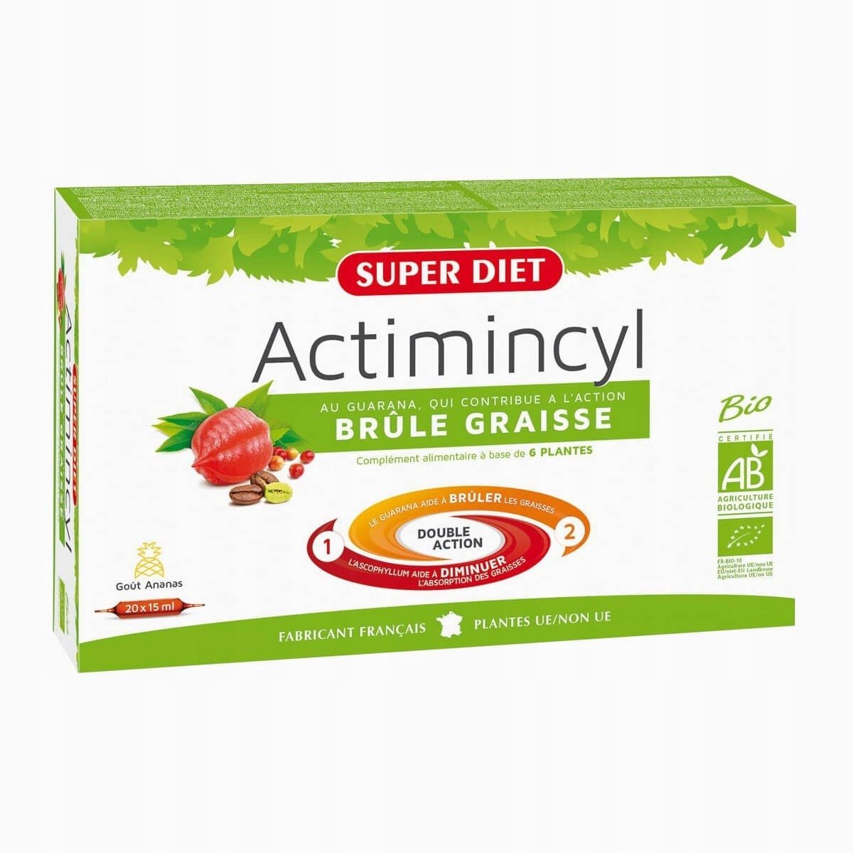 SUPER DIET ACTIMINCYL FAT BURNER 20x15ML. - dermes store