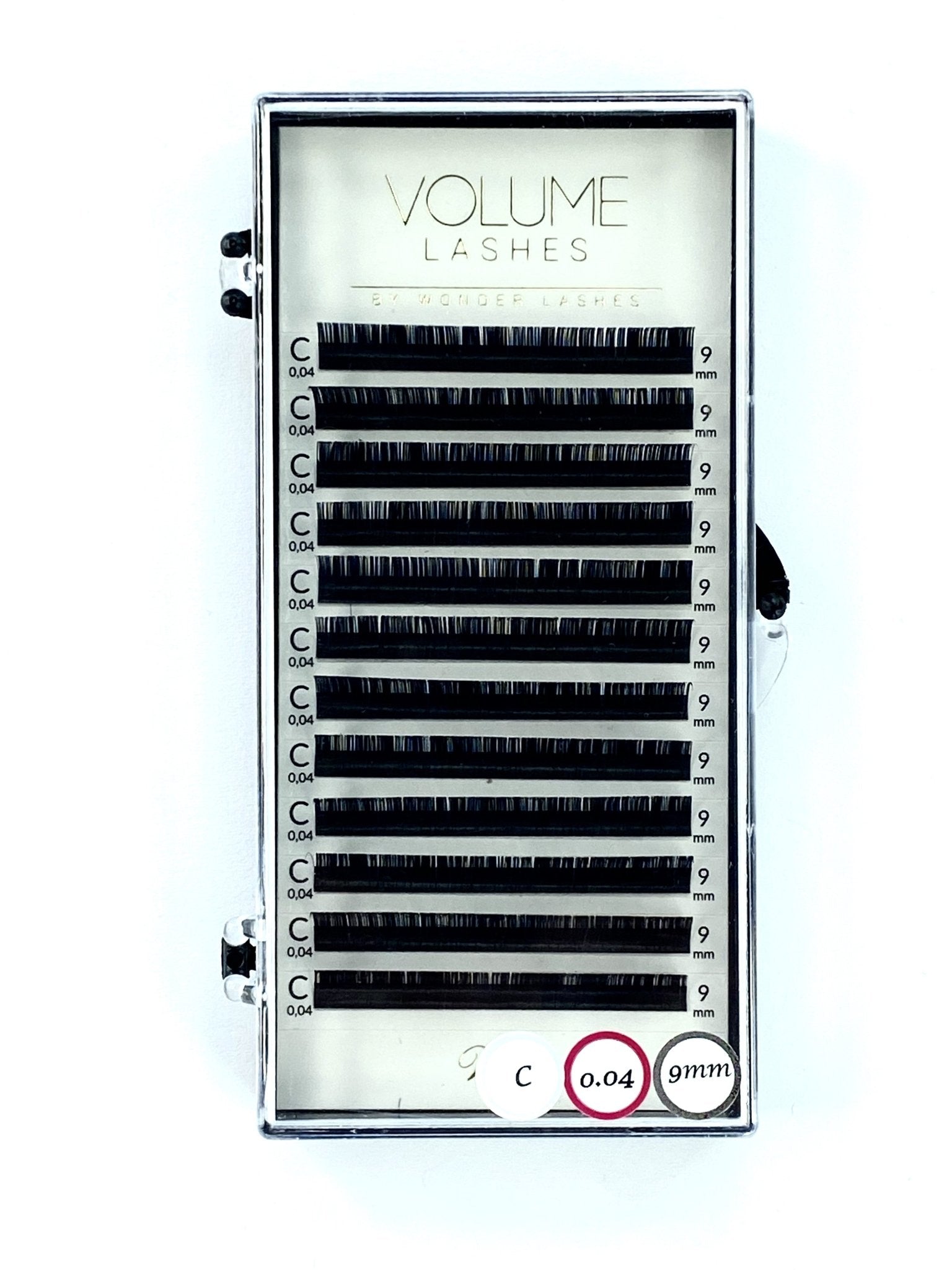 WONDER LASHES RZĘSY VOLUME C 0,04 DŁ.9 - dermes store