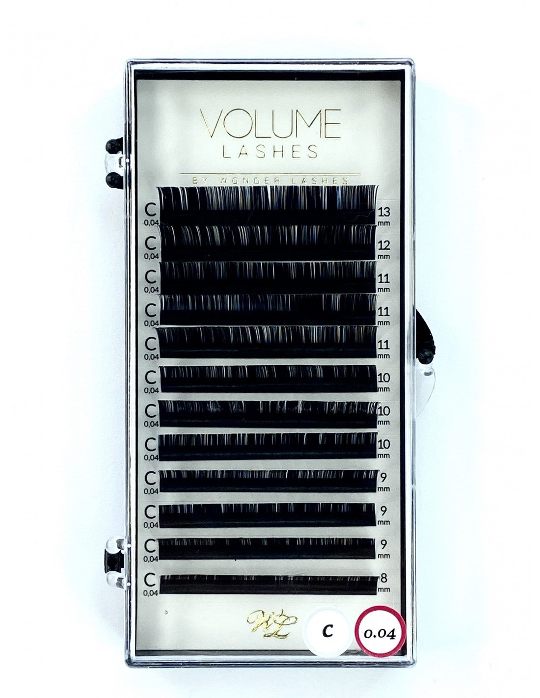 WONDER LASHES RZĘSY VOLUME D 0,10 MIX 8-13
